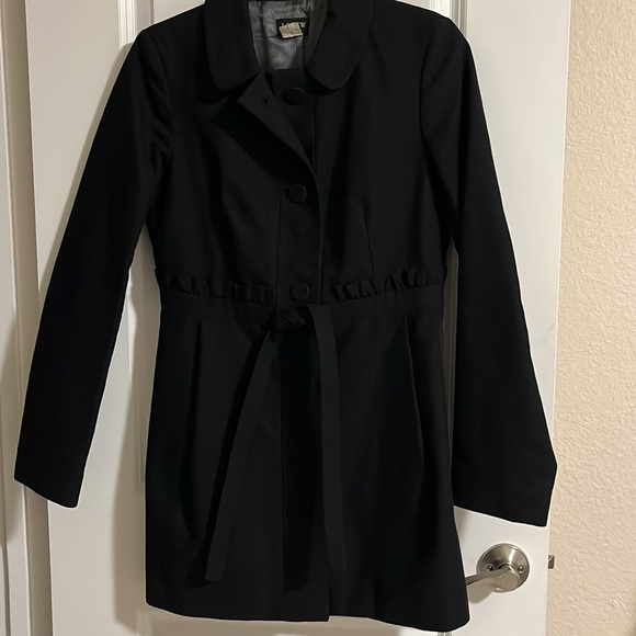 J Crew Black Cotton Jacket / Coat - Size 4 - Great for Fall - Picture 8 of 8
